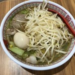 Dotonbori Kamukura Ionmorushijonawateten - 煮玉子もやしラーメン