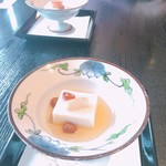 Japanese cuisine Fuefukigawa - ごま豆腐