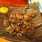 Binchotan Yakitori SASAYA Shinsaibashi Honten - 地鶏の塩焼き？