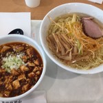 Chukaya Shokudo Minpan Tin Sendaishizumiku Tapio Ten - 麻婆つけ麺 大盛り（無料）918円^ ^