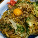 Yamada Udon Nakatomi Ten - TKG離脱させ焼うどんへ投下！