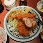 Tonkatsu Hamakatsu Kumamoto Hamasen Bypass Ten - 桜香るミルフィーユカツとヒレカツ膳(季節限定)