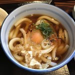 手打そば はなと - 日替わりランチ 生玉子