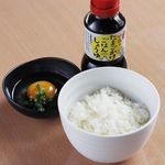 竹鶏玉子のたまごかけご飯