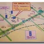 そば家　和味 - 地図　臨時駐車場が儲けられています。