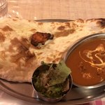 インド カレー亭 - チキンサラダセット（850円）