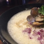 じゃジャ旨 - 料理写真:【販売終了】トリプルスープの貝ラーメン　泡仕立て