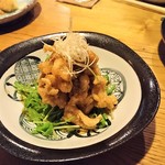 地産酒場いごっそう - 菜彩鶏のせせりのから揚げ　南蛮味噌ソースかけ