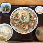 Ododekan Shokudo - 九戸特産若鶏唐揚げ定食¥820