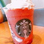 STARBUCKS COFFEE Ionmo-Ru Tamadairanomori Ten - ストロベリーベリーマッチフラペチーノ ¥630-