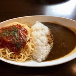 Coffee Ten Mame no Ki - コンビカレーの「カレー&ミートソース 」♫