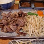 STEAK HOUSE SATOU Kichijoji - 松坂牛オイル焼き定食（８４０円）