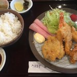 鮨所 もり口 - ［2018年5月］海老フライ定食