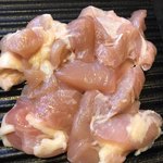 Shabu Yo Ebina - 鶏肉はしばらく鍋に投入してから放置。