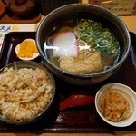 Jikaseimen Udon Yashima - 日替りBセット（600円）