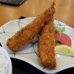 レストランソシオ - 料理写真:ぶっとい海老が２本