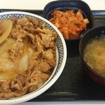 吉野家 - 牛丼（大盛）＋キムチセット