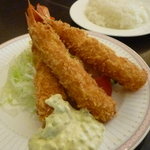 蘭亭オムライス - 海老フライ1450円