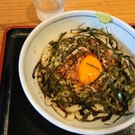 なかや - 180628 納豆ぶっかけうどん 600円