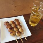 Dango no Iketani - イートインにて焼きだんご