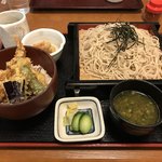 Suzukawa Ya Hamamatsu Ten - ざるそばミニ天丼セット