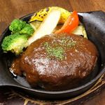 【鉄板ハンバーグランチ】