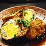 French Izakaya UWASHIMA - きんちゃく卵のたまり醤油煮