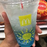 McDonald's Ooario Ten - 甘過ぎたマックフィズ ブルーハワイ