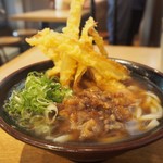 Kamakiri Udon - 特上肉 ＋ ゴボウ天トッピング