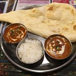 Namaste Taj Mahal Marutacho Ten - カレーにナン、ライス