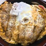 住吉食堂 - 半煮カツ丼