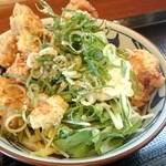 丸亀製麺 - タル鶏天ぶっかけ