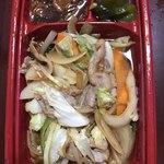 日の丸亭 - スタミナ焼肉弁当★おかずのみ(500円)