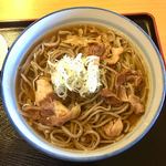 Soba Dokoro Benibana An - 冷たい肉そば 