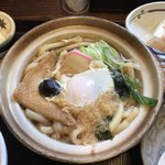 手打そば はなと - 日替りランチ 鍋焼きうどん