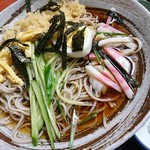 Osoba Matsuya - 冷やしタヌキ蕎麦、730円也。