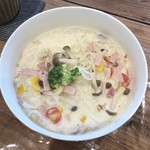 橋本酒店 community cafe & bar - 「ココナッツクリームパスタ」(800円)