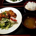 TAMAMIYA - 唐揚げ定食700円