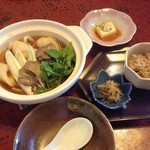 能代市旧料亭金勇 - 松風庵 きりたんぽ鍋定食