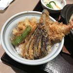 手打そば はなと - ミニ天丼