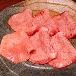 炭火焼肉 ふちおか - タン塩 2400円