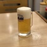 松屋 - 生ビール小ジョッキ（180円）