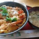 Habi - 海老丼  (味噌汁・漬物付き)