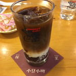 コメダ珈琲店 - 小豆小町のコーヒー味 葵 500円。三層構造です。