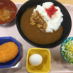 Tokyo Katei Saibansho Nai Shokudo - 日之屋の温玉カレー800円