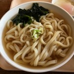 桂川うどんセンター - ゆず温玉うどん（340円）