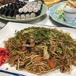 Shiwa Green Hotel - 食べ飲み放題3,000円のお料理…焼きそば