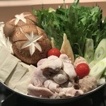 炭火焼き鳥 鮮魚 あだち - 塩ちゃんこ鍋