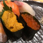 Sushi Misaki Kou Kashiwa Takashimaya Ten - 雲丹 いくら