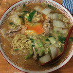 Inokashira Namuchai - 天理ラーメン（￥700）生卵（￥50→9/25まで無料）ナムチャイオリジナルの味噌味天理ラーメン美味し！89点9/23(金)/2011夜訪問